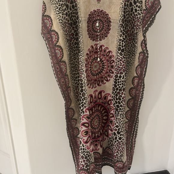 #Kaftan-one size fit most multicolored, beautiful laser, print for vacation - Picture 16 of 17